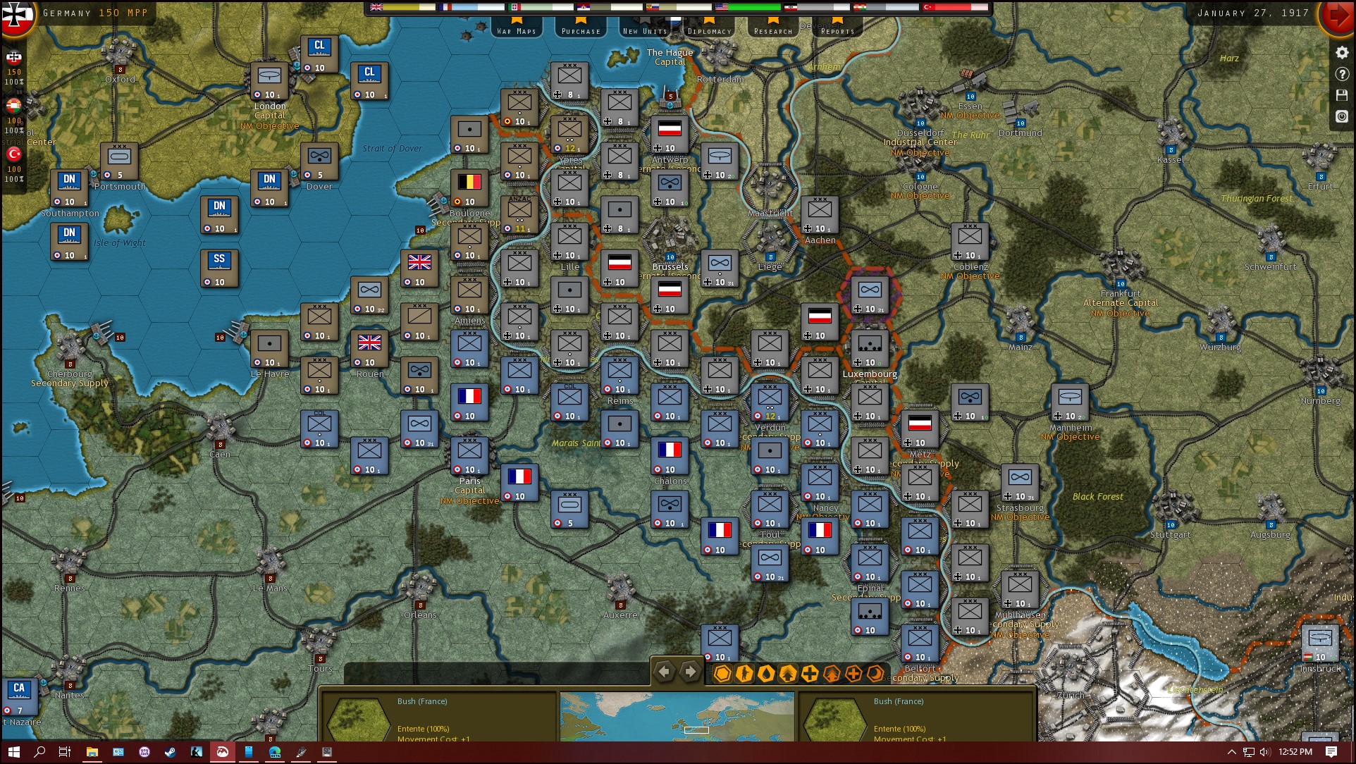 ww1 strategy games strategic command ww1 screenshot