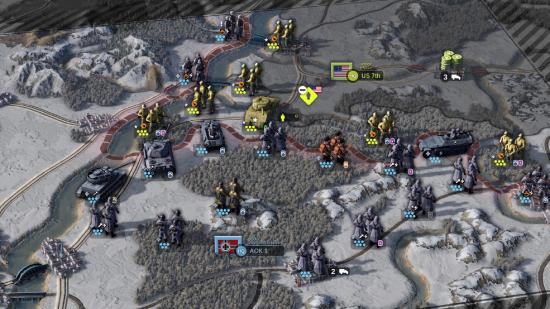 unit of command 2 review game map screenshot