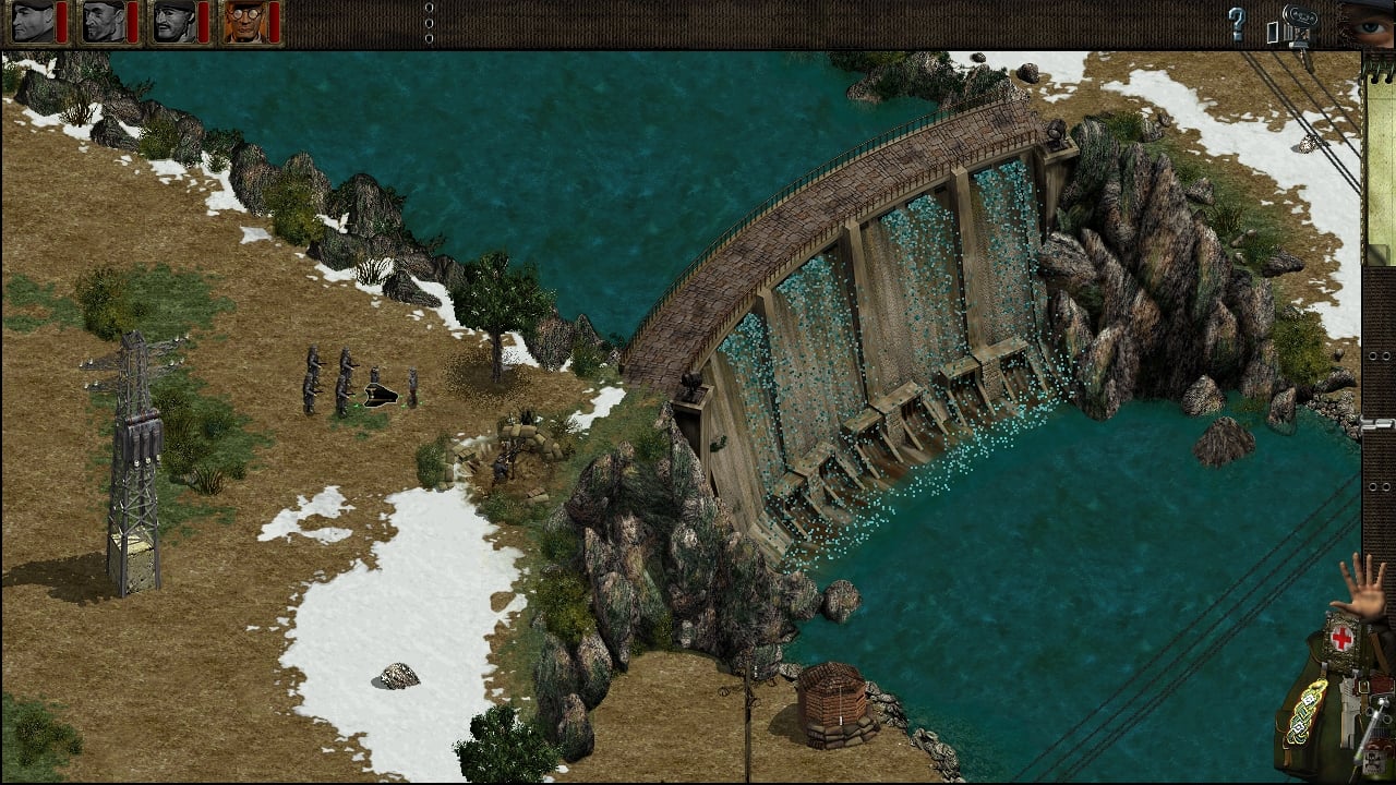 A dam from Commandos best RTS games for PC