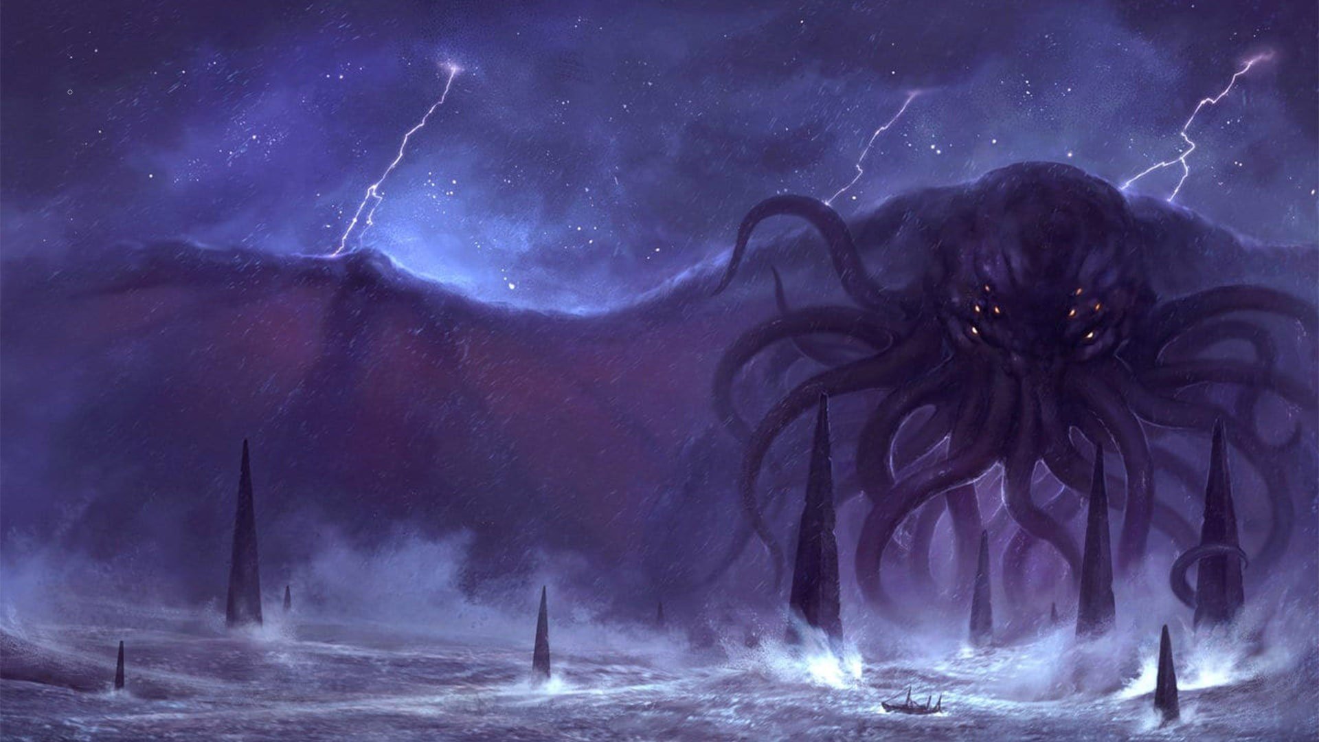 Best tabletop RPGs - Call of Cthulhu art of an Eldritch being