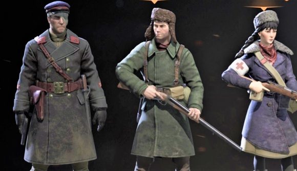 screenshot showing character selection in Partisans 1941 Back into Battle DLC