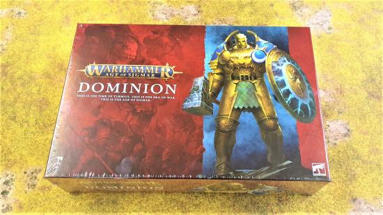 Photo of the box front for Warhammer Age of Sigmar Dominion