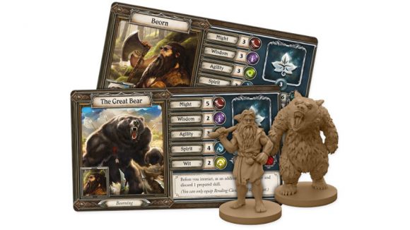 The Lord of the Rings: Journeys in Middle-earth Beorn character cards