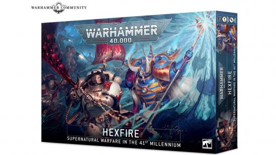 Warhammer 40k Hexfire Battlebox release date Warhammer Community photo showing front box art