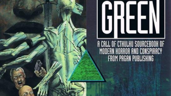 Call of Cthulhu Delta Green sourcebook Kickstarter showing a multi-limbed monsterover