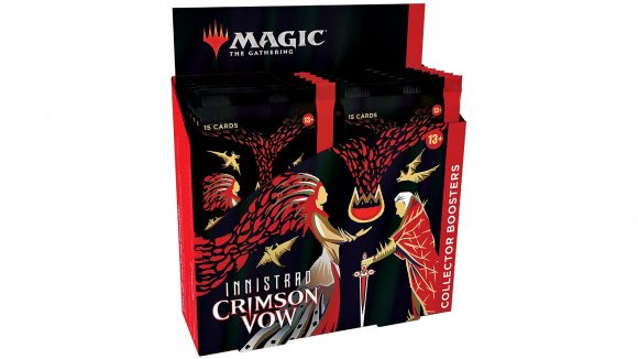 Magic: The Gathering Innistrad: Crimson Vow collector booster box packaging