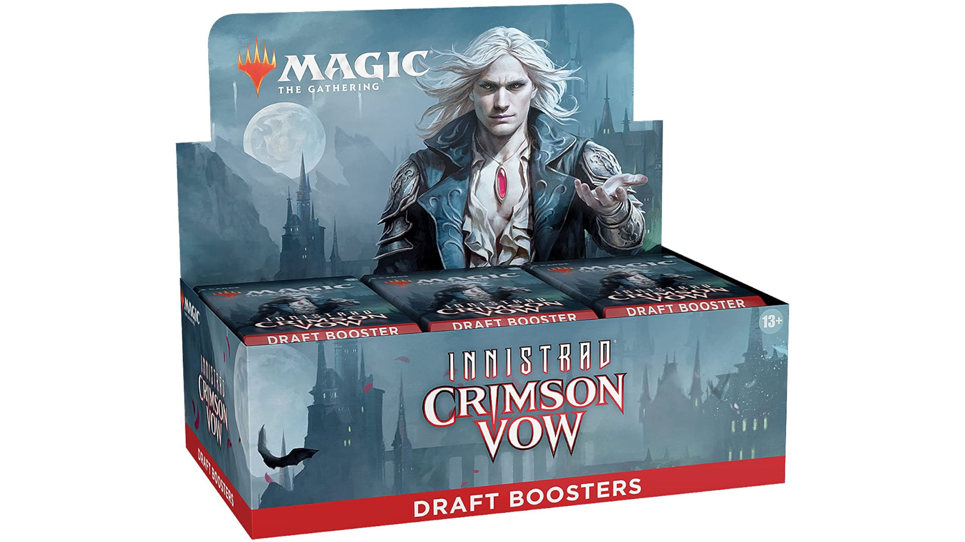 182 Magic Cards Magic: The Gathering Innistrad: Crimson Vow Collector Booster Box 12 Packs 2 Dracula Box Toppers 