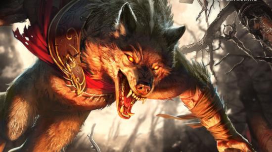 Magic: The Gathering Innistrad: Midnight Hunt preview a werewolf lurching forward
