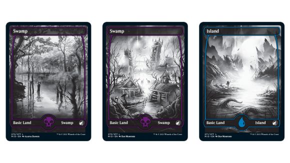 Magic: The Gathering Innistrad: Midnight Hunt spoilers three land cards
