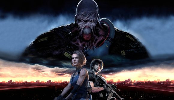 Resident Evil 3 board game nemesis looming over jill