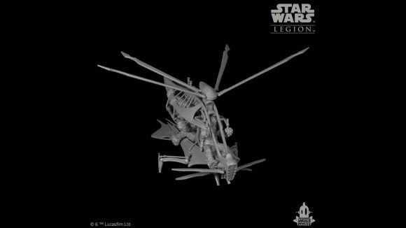 Star Wars: Legion Wookie Fluttercraft miniature