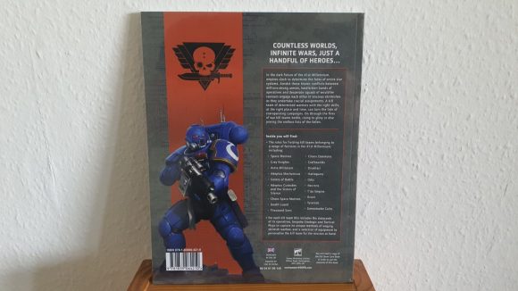 Warhammer 40k Kill Team Octarius review photo of the Compendium back cover
