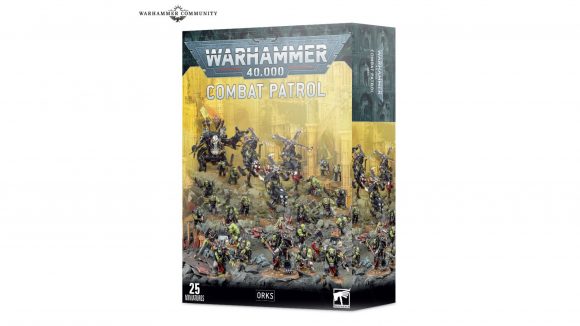 Warhammer 40k Orks codex 9th edition pre-orders Warhammer Community photo showing the new Combat Patrol box front art
