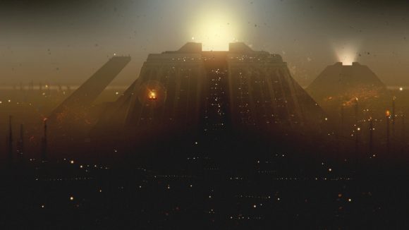 Blade Runner RPG artwork of a large building