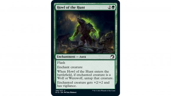 Magic The Gathering Innistrad Midnight Hunt Spoilers - photo of the preview card Howl of the Hunt