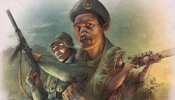 Undaunted: Reinforcements preview interview artwork showing three WW2 soldiers