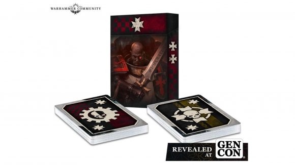 Warhammer 40k Black Templars army set reveal - Warhammer Community photo showing the new Black Templars datacards