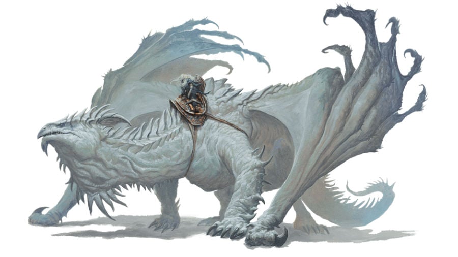 DnD Artificer 5E - Wizards of the Coast art of a hero riding a dragon