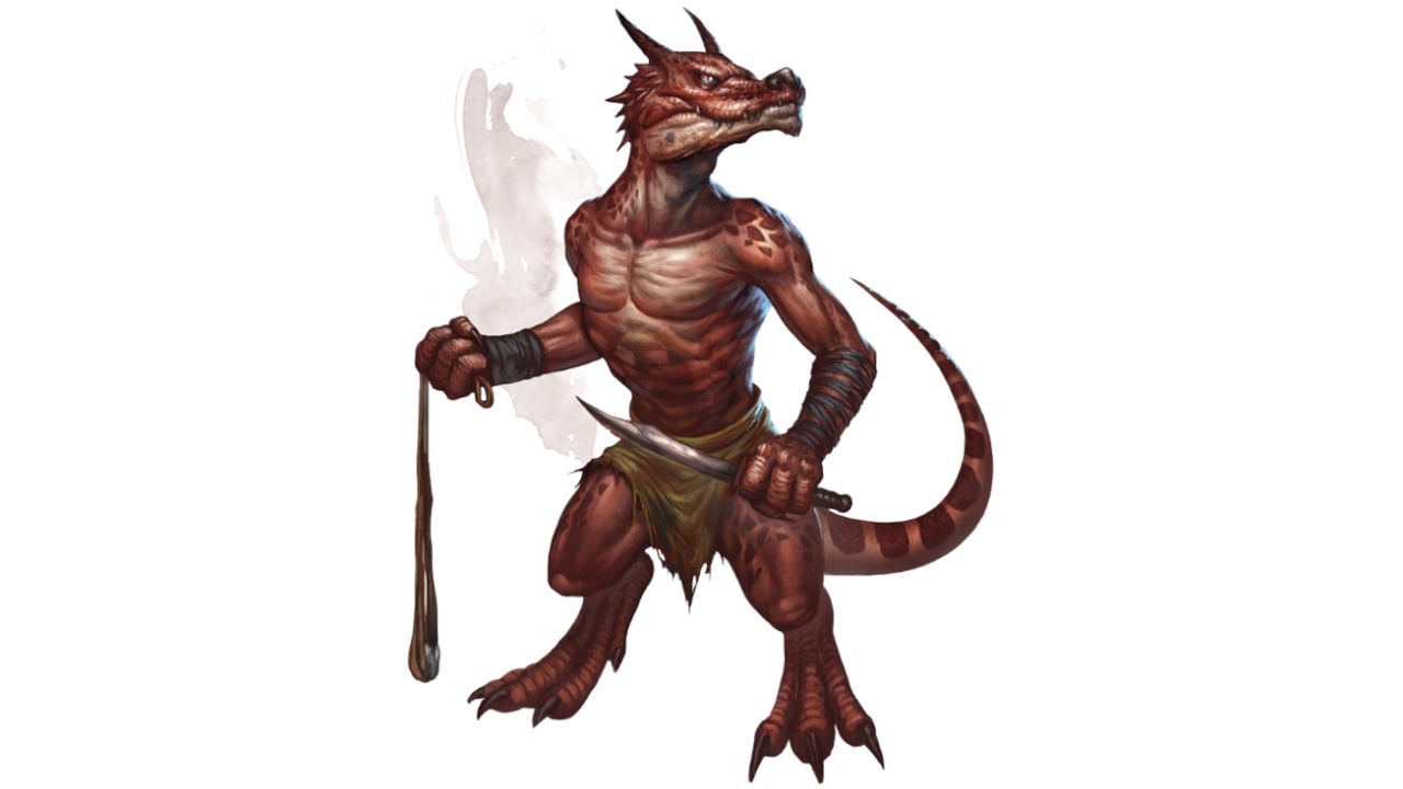 DnD Artificer 5E - Wizards of the Coast art of a Kobold with a sling