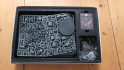 Warhammer 40k Black Templars Army Set review - author photo of the open box contents including sprues and cards