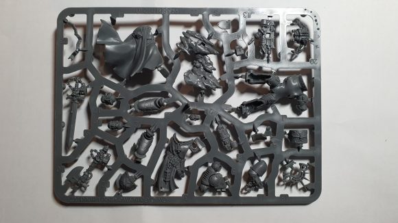 Warhammer 40k Black Templars Army Set review - author photo of the Marshal sprue