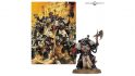 Warhammer 40k Black Templars new models reveal - Warhammer Community photo showing the new Black Templars Castellan model and the John Blanche artwork that inspired it