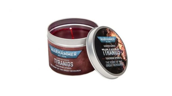 Warhammer 40k Tyranids scented candle