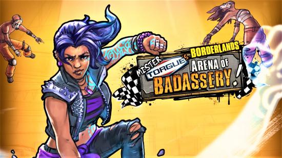 Borderlands board game Mister Torgue's Arena of Badassery release date - publisher Kickstarter artwork showing a Siren character from the game