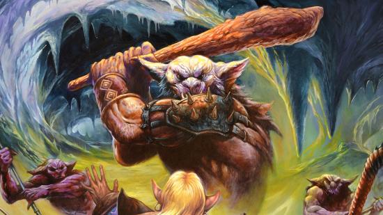 Magic: The Gathering Commander Legends a D&D Bugbear holding a club