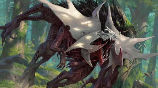 Magic: The Gathering Secret Lair artwork of Vorinclex, monstrous raider