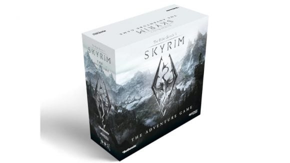 Skyrim board game box