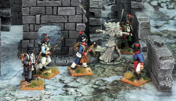 The Silver Bayonet miniature wargame Napoleonic soldiers