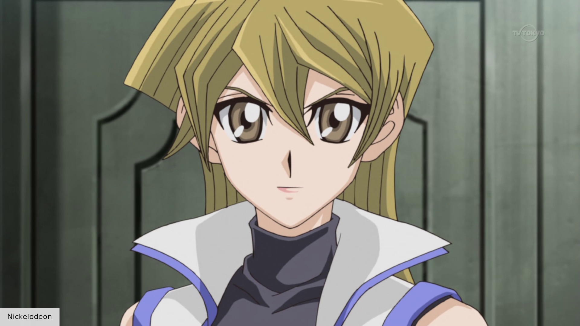 The best YuGiOh characters guide - Konami YuGiOh anime screenshot showing Alexis Rhodes