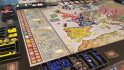 Europa Universalis board game release date the game board set up with tokens and components