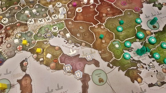 Europa Universalis board game release date a portion of the map showing Greece and Turkey