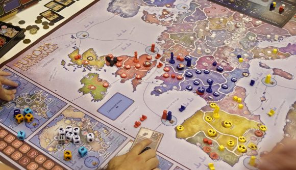 Europa Universalis: The Price of Power expansions the board and tokens