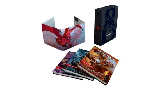 The Dungeons & Dragons core rule book gift set - ideal as a last minute Christmas present.