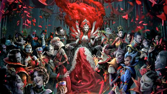 Magic: The Gathering Arena Alchemy: Innistrad cards - Wizards artwork showing a party of vampires in Innistrad: Crimson Vow