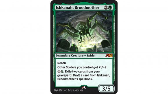 Magic: The Gathering Arena Alchemy: Innistrad cards - Wizards card art for Ishkanah, Broodmother