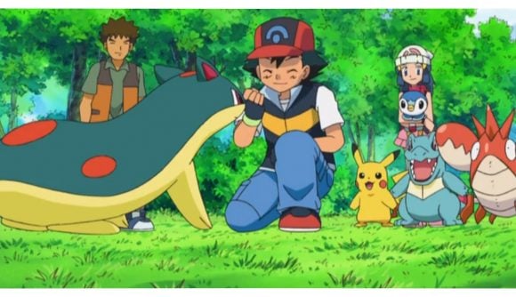Pokemon tabletop RPG portrayal of disability - Pokemon cartoon screenshot showing Ash and friends meeting a Ferret pokemon