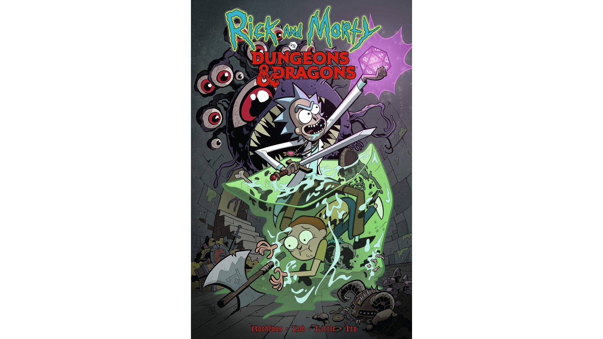 DnD gifts - Rick and Morty vs Dungeons and Dragons cover