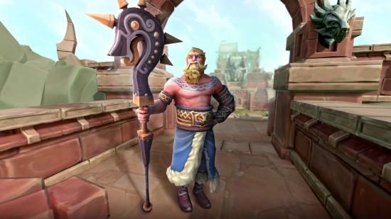 RuneScape board game and tabletop RPG by Steamforged Games coming 2022 - RuneScape Jagex screenshot showing a human character with a staff