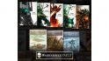 Warhammer Plus free models teased in 2022 trailer - Warhammer Community graphic showing cover art for various Warhammer lore books being added to the Warhammer Vault
