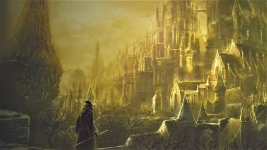 Dark Souls RPG interview Lothric Castle illustration