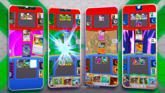 Pokemon Trading Card Game Live beta trailer mobile app promo images