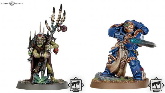 Warhammer events 2022 exclusive miniatures photo collage