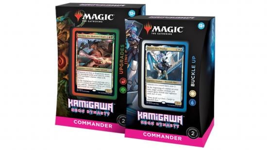The commander decks for MTG Kamigawa Neon Dynasty: buckle up and upgrades unleashed