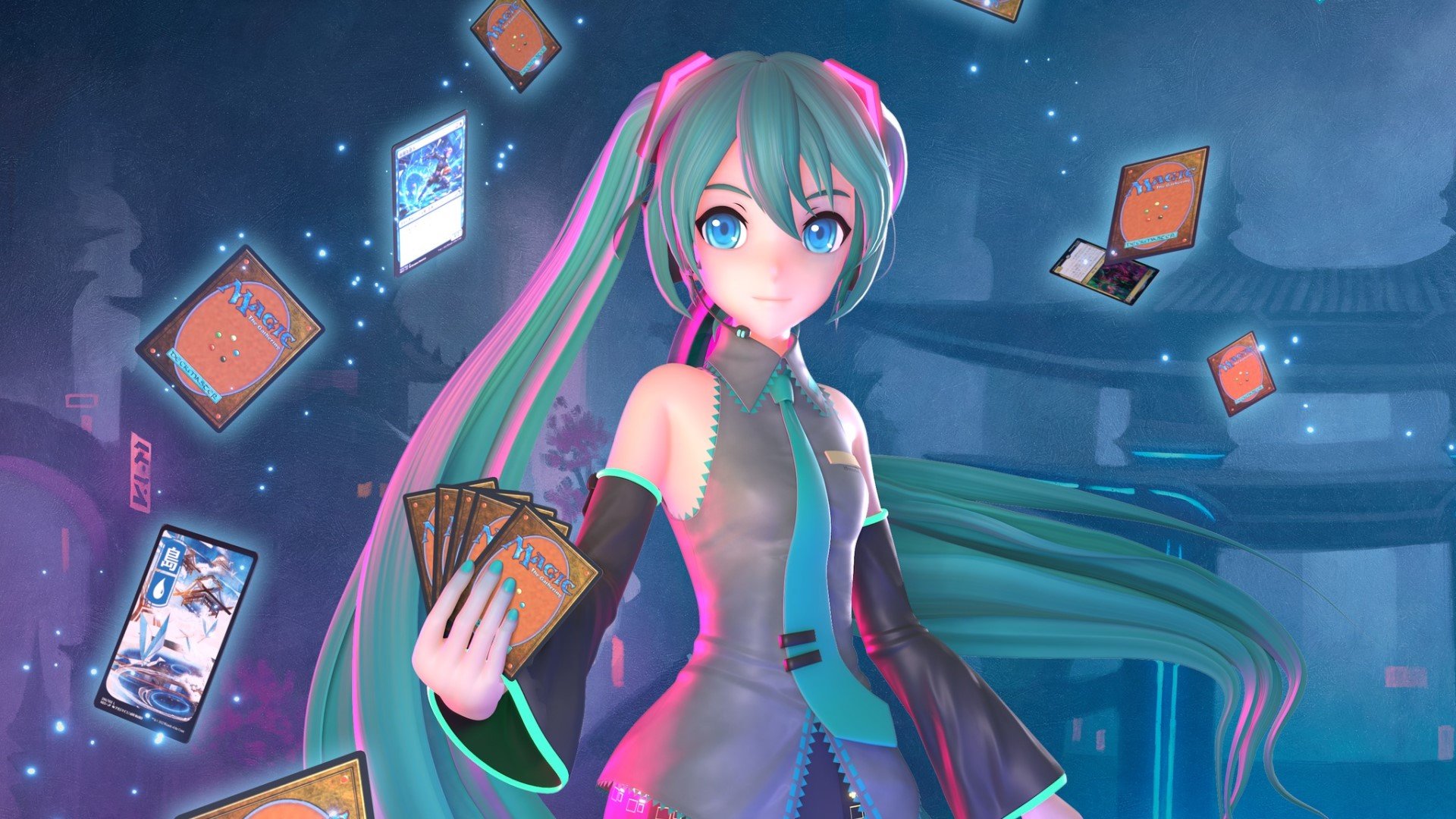 Virtual idol Hatsune Miku has done a musical collab with Magic: the  Gathering | Wargamer