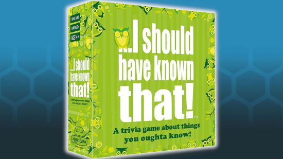 Best trivia board games guide - sales photo for I should have known that! showing the box art