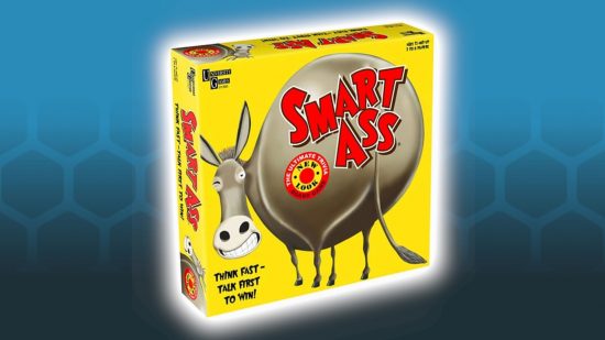 Best trivia board games guide - sales photo of Smart Ass showing the box art front